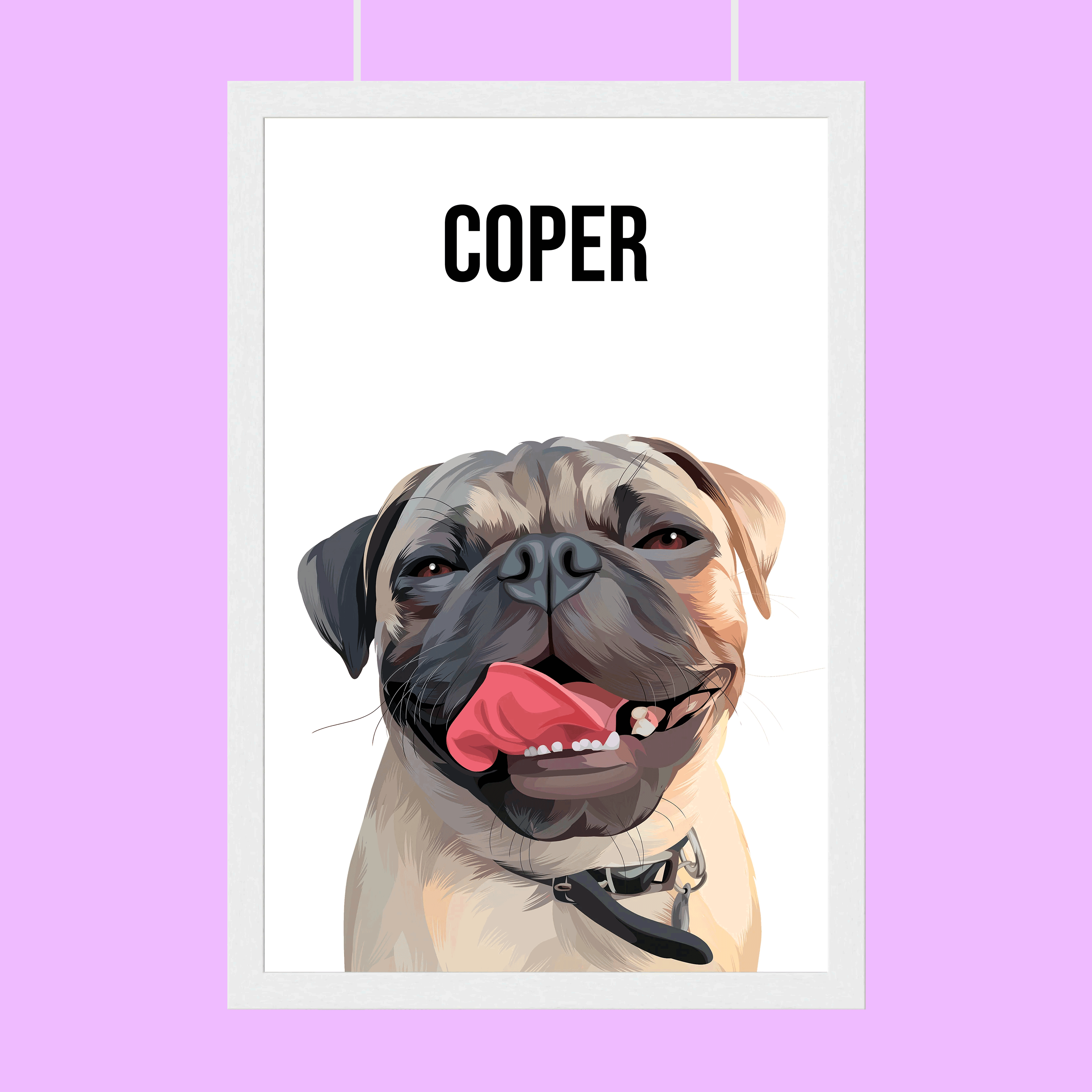 Modern Pet Vector - Custom Pet Portrait - Core